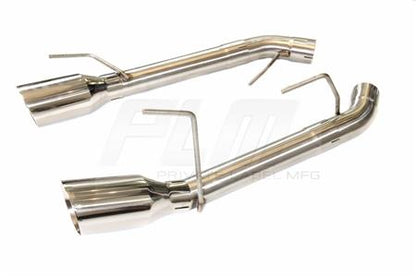 PLM - 2.5" Dual Axle Back Exhaust Pipe Kit Mustang 05-10 V8 GT GT500