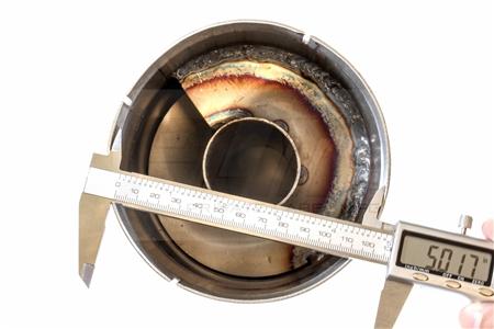 PLM - Twister Race Diesel 5" Muffler Resonator - Stainless Steel