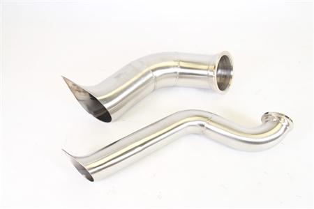 PLM - Power Driven D-Series Hood Exit Up-pipe & Dump Tube for Top Mount Turbo Manifold