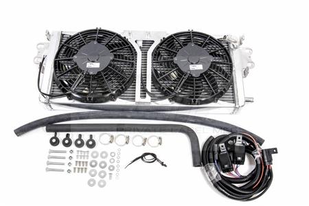 PLM - Shelby GT500 Heat Exchanger with SPAL Fans & Wiring Harness