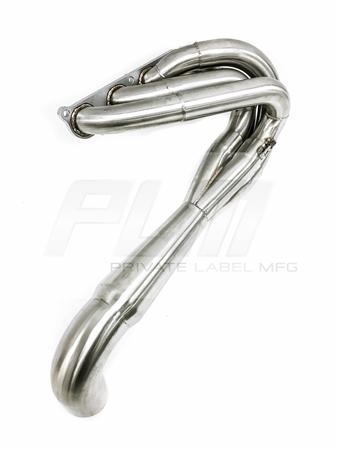 PLM - Power Driven K-Series Hood Exit Race Header (4-1 Megaphone) Non-Lean