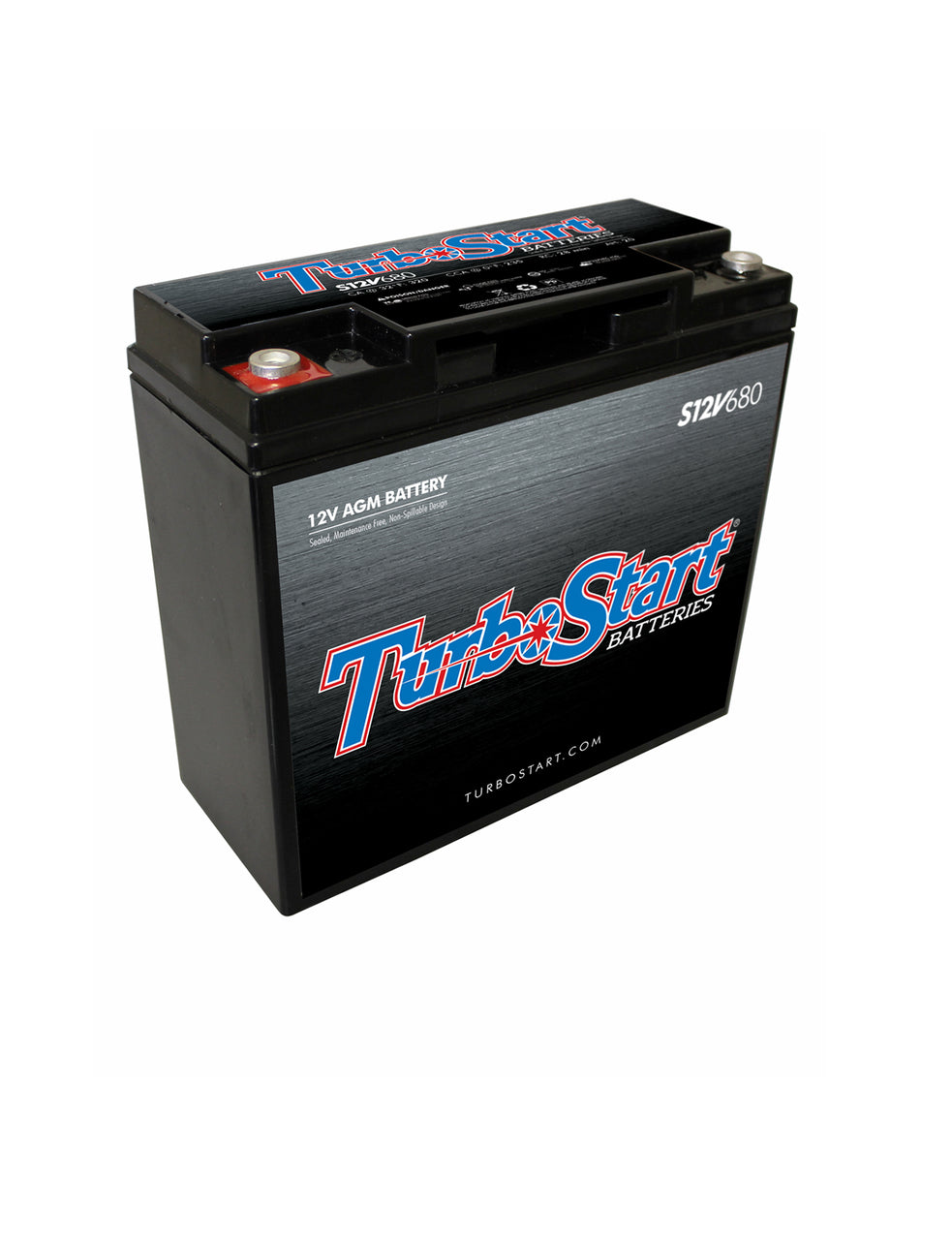 TurboStart - 12-Volt AGM Race Battery (S12V680)