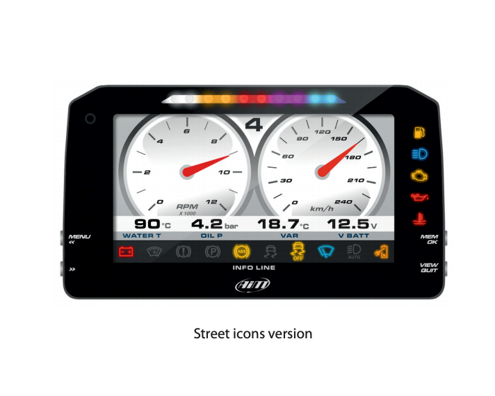 AiM Sports - MXP Strada TFT Dash