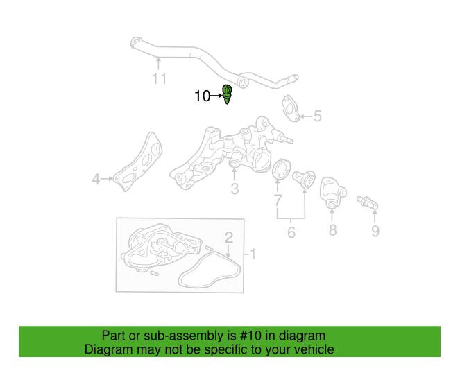 Honda - Water Temperature Sensor Assembly