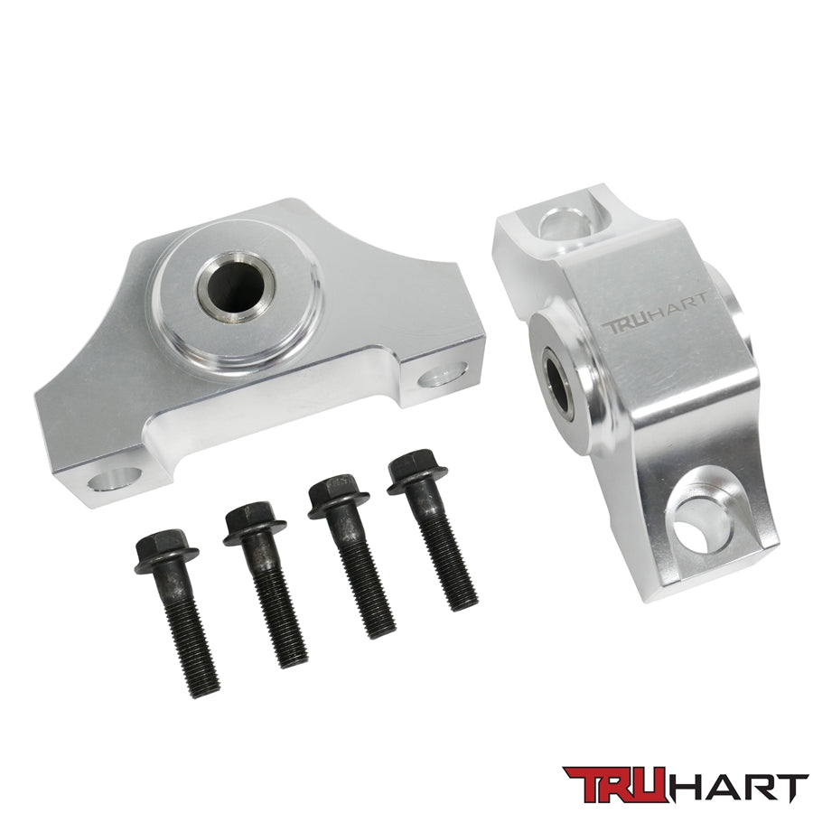 TruHart - Solid Billet Torque Mount (Pair) for 92-00 Civic / 94-01 Integra  (Polished)