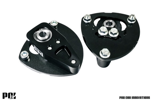 PCI - TH-RSX-F1 (STRUT ADJUSTABLE CAMBER PLUS CASTER SPHERICAL FRONT TOP HAT SET 02-06 DC5/RSX 01-05 CIVIC)