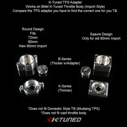 K-Tuned - Throttle Body TPS Adapter