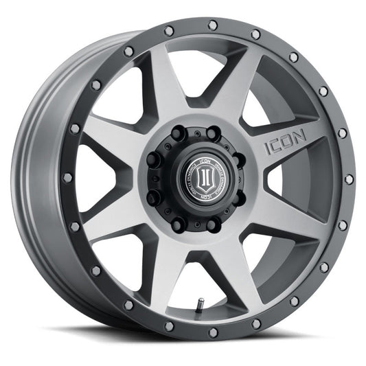 ICON Rebound 20x9 8x170 6mm Offset 5.25in BS Titanium Wheel