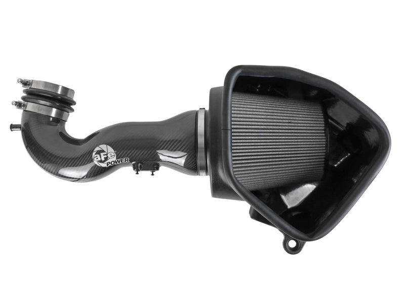 aFe 19-21 GM Trucks 5.3L/6.2L Track Series Carbon Fiber Cold Air Intake System W/ Pro Dry S Filters