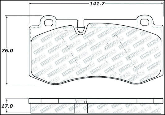 StopTech Street Select Brake Pads w/Hardware - Front