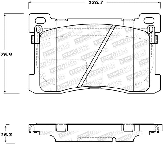 StopTech Street Brake Pads - Front