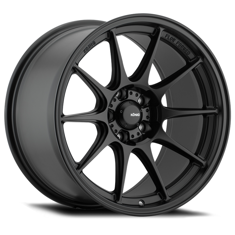 Konig Dekagram 19x9.5B 5x114.3 ET35 Semi-Matte Black