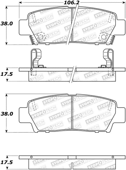 StopTech Street Brake Pads