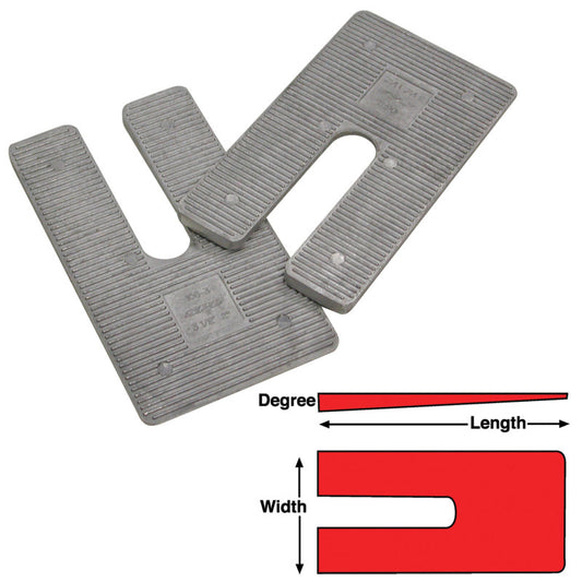 SPC Performance AL SHIMS 3X 6 X 4 deg.(6)