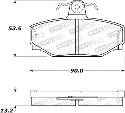 StopTech Street Brake Pads