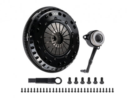 DKM Clutch 99-03 Audi A3 S3 Quattro MS Organic Twin Disc Clutch Kit w/Flywheel (660 ft/lbs Torque)