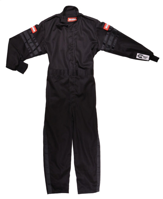 RaceQuip Black Trim SFI-1 JR. Suit - KLarge