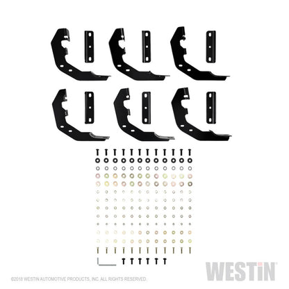 Westin 19-22 RAM 1500 Quad Cab (Excl. Classic) PRO TRAXX 6 Oval Nerf Step Bars - SS