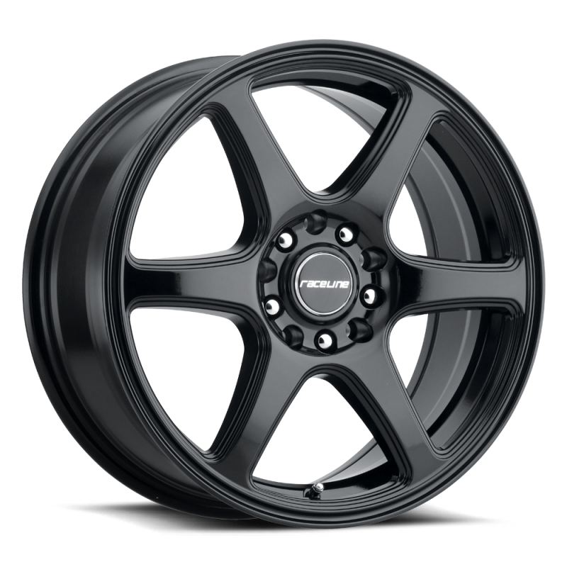 Raceline 146B Matrix 15x7in / 5x100/5x114.3 BP / 40mm Offset / 72.62mm Bore - Gloss Black Wheel