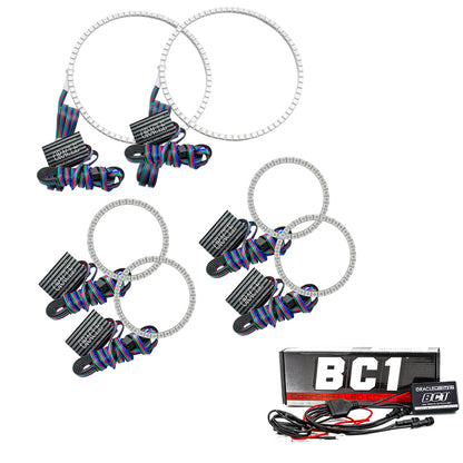 Oracle Nissan Frontier 01-04 Halo Kit - Triple - ColorSHIFT w/ BC1 Controller SEE WARRANTY