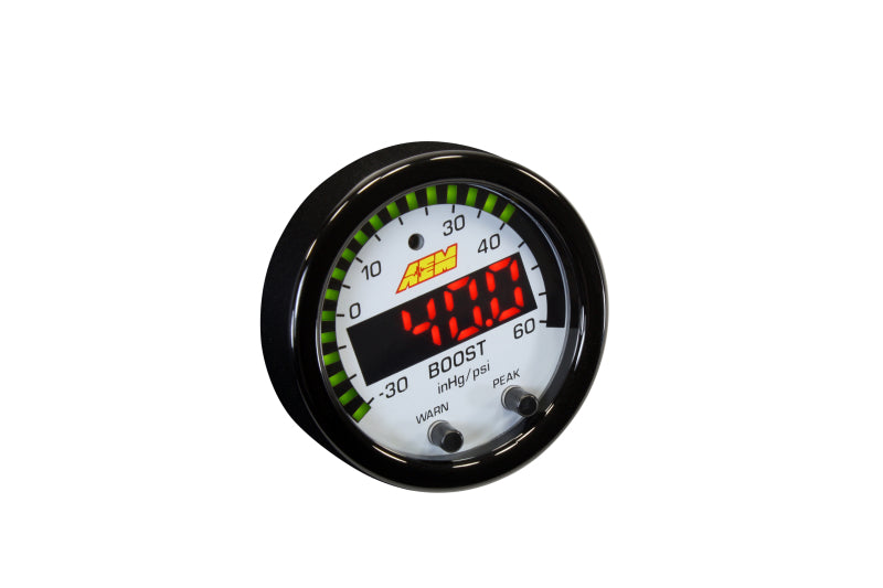 AEM - X-Series Boost Pressure -30inHg 60psi Gauge Kit