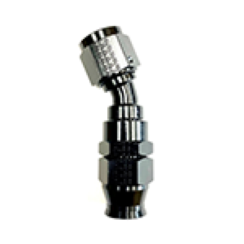 Fragola -8AN Real Street x 30 Degree Hose End Black For PTFE Hose