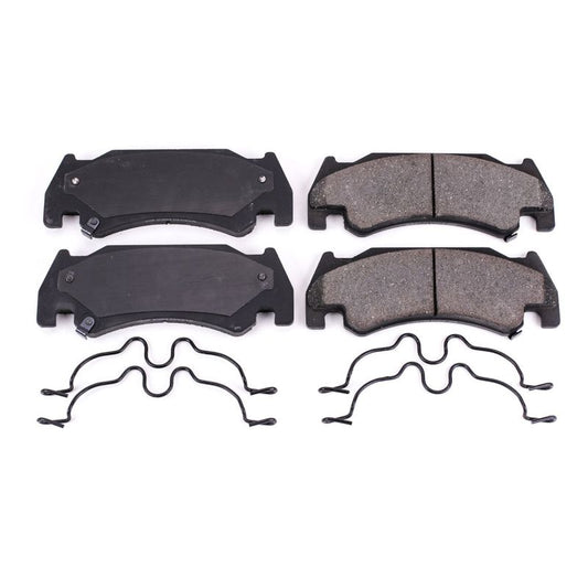 Power Stop 2005 Dodge Ram 1500 Front Z17 Evolution Ceramic Brake Pads w/Hardware