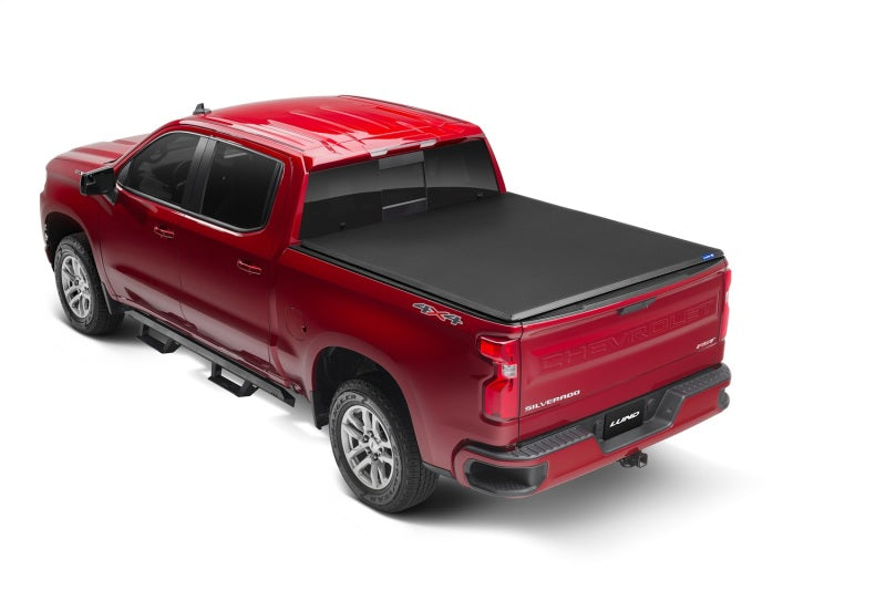 Lund 04-12 Chevy Colorado (5ft. Bed) Genesis Tri-Fold Tonneau Cover - Black