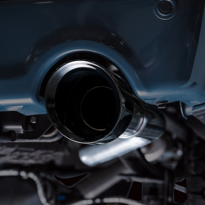 AWE Tuning 2021+ Ford F-150 Tremor (w/ Bumper Cutouts) 0FG Resonated Cat-Back - Diamond Black Tips