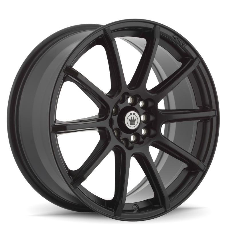 Konig Control 14x6 4x100 / 4x108 ET38 Matte Black