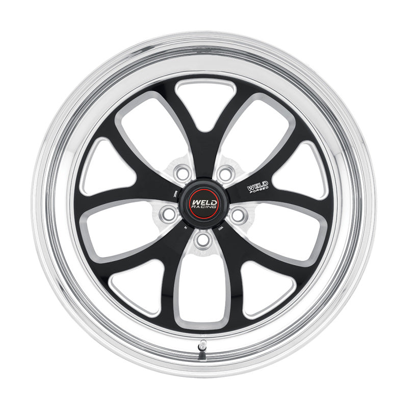 Weld S76 17x5.2 / 5x115 BP / 1.9in. BS Black Wheel - Non-Beadlock