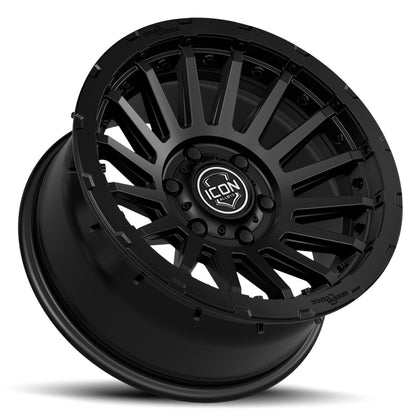 ICON Recon Pro 17x8.5 8 x 170 6mm Offset 5in BS Satin Black Wheel