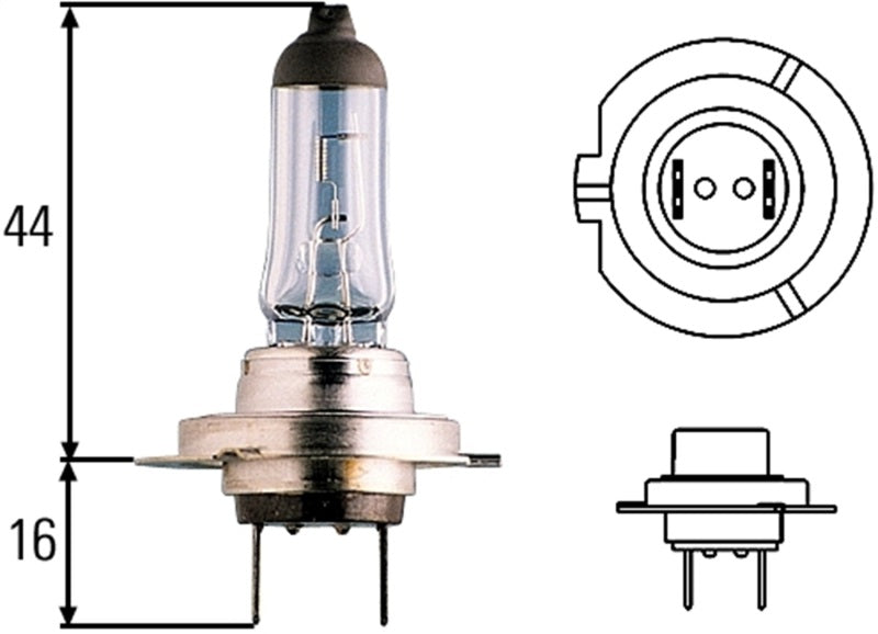 Hella - Optilux H7 12V/55W XY Xenon Yellow Bulb