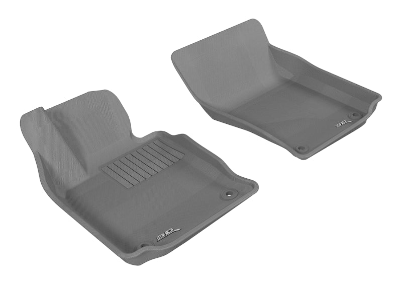 3D MAXpider 2010-2016 Porsche Panamera Kagu 1st Row Floormat - Gray