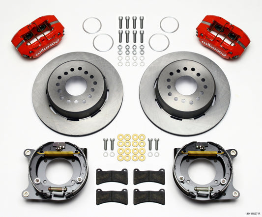 Wilwood Dynapro Low-Profile 11.00in P-Brake Kit - Red Impala 59-64 / Corvette 57-62