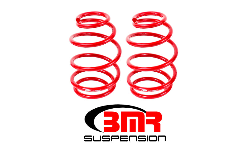 BMR 10-15 5th Gen Camaro V8 Front Lowering Springs - Red