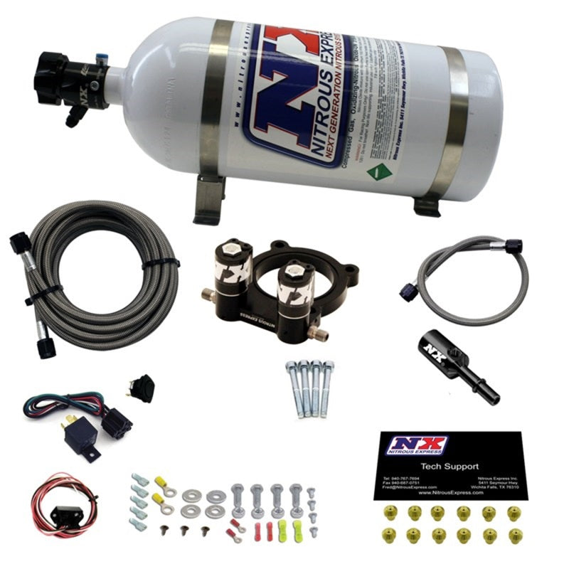 Nitrous Express Ford 2.3L Ecoboost Nitrous Plate Kit w/15lb Bottle