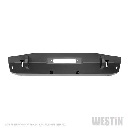 Westin 07-18 Jeep Wrangler JK WJ2 Stubby Front Bumper - Tex. Blk