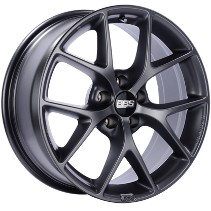 BBS SR 18x8 5x112 ET21 CB66.5 Satin Grey Wheel