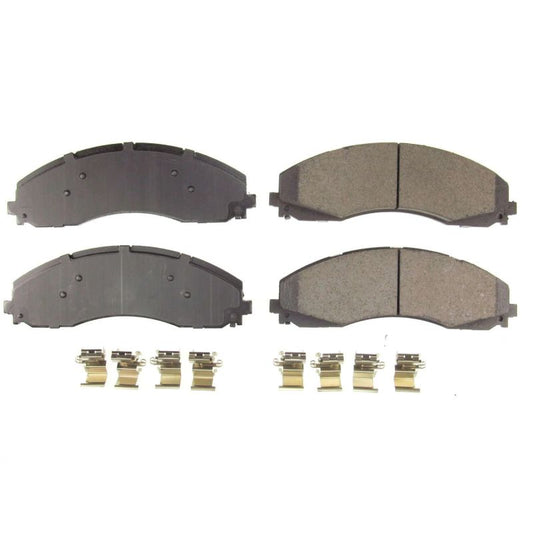 Power Stop 17-19 Ford F-450 Super Duty Rear Z17 Evolution Ceramic Brake Pads w/Hardware