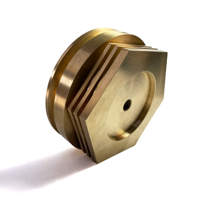 Ticon Industries Tig Aesthetics 3in Universal Vband Heat Sink w/ Purge - Tellurium Copper