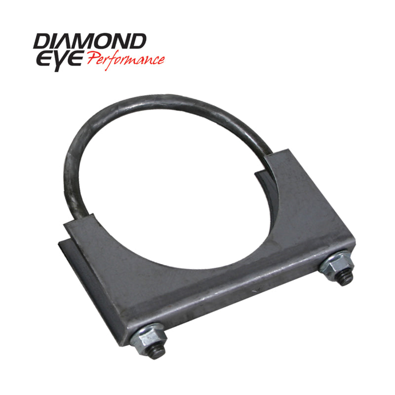 Diamond Eye CLAMP 4in 3/8in U-BOLT 11 GAUGE SADDLE HEAVY DUTY