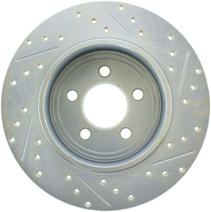 StopTech Select Sport 06-15 Dodge Charger/ 05-15 Chrysler 300 Slotted/Drilled Right Rear Brake Rotor