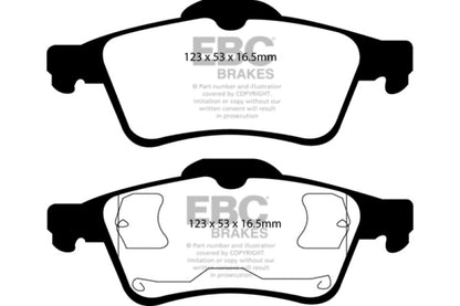 EBC 03-05 Mazda 3 2.0 Greenstuff Rear Brake Pads