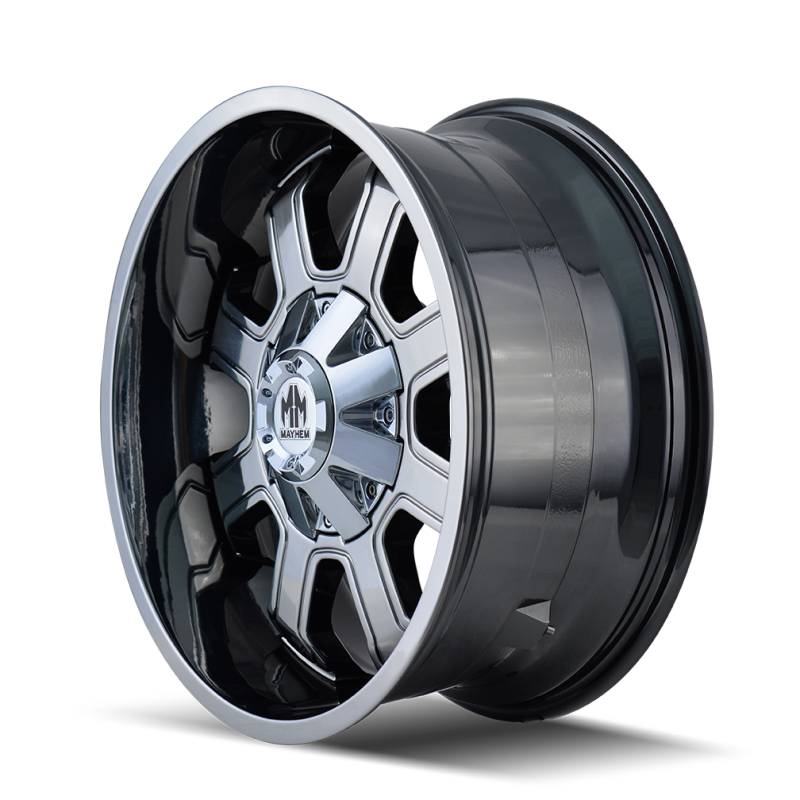 Mayhem 8103 Fierce 20x9 / 8x165.1 BP / 0mm Offset / 130.8mm Hub Chrome Wheel