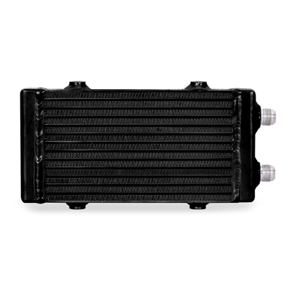 Mishimoto Universal Small Bar and Plate Dual Pass Black Oil Cooler