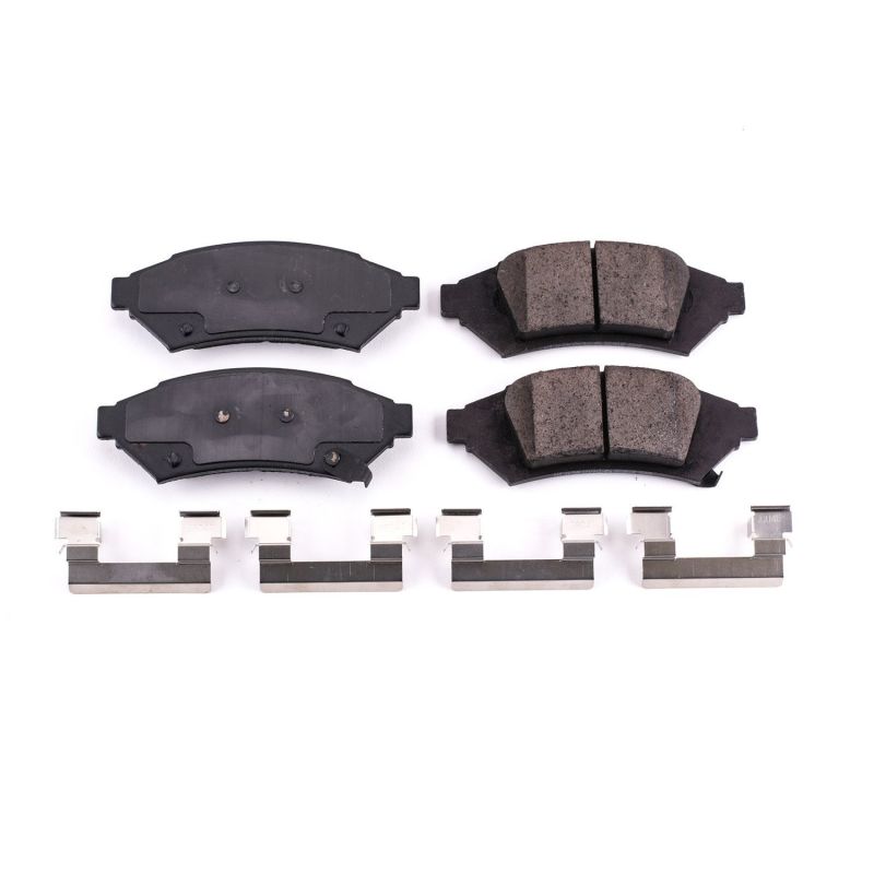 Power Stop 2004 Pontiac Grand Prix Front Z17 Evolution Ceramic Brake Pads w/Hardware