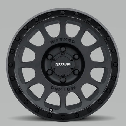 Method MR305 NV 17x8.5 0mm Offset 5x5 94mm CB Double Black Wheel