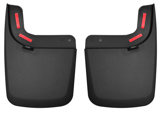Husky Liners 17 Ford F-250 Super Duty / F-350 Super Duty Rear Mud Guards (w/ Flares) Black