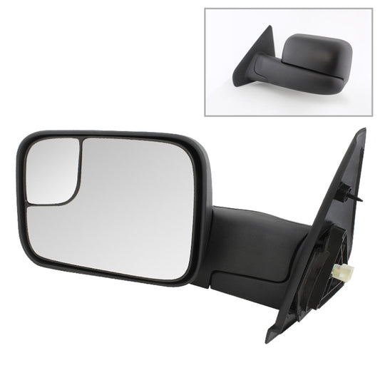 xTune Dodge Ram 02-09 Manual Extendable Power Heated Adjust Mirror Left MIR-DRAM02-PW-L